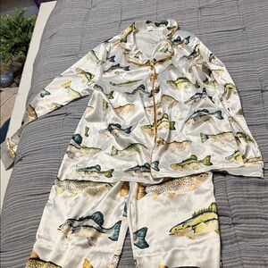 Fish Print Pajamas